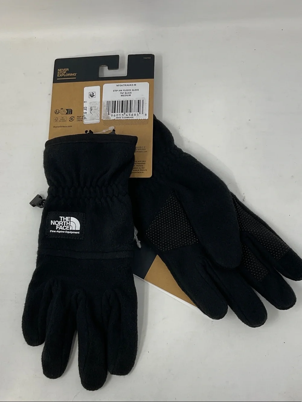 The North Face Men’s ETIP Heavyweight Fleece Gloves - Black